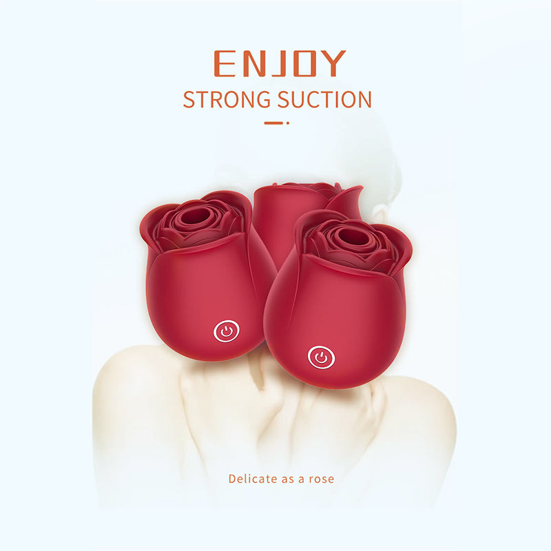 Rose Clitoral Stimulator with 10 Suction Modes